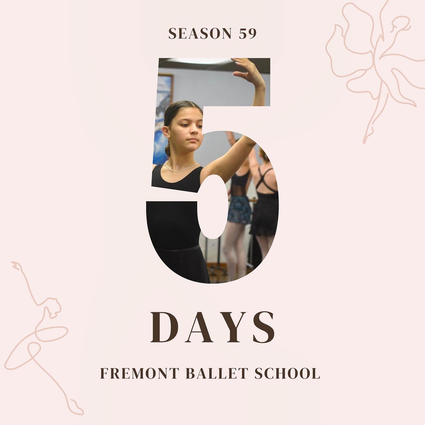 ✨ Only 5️⃣ days on the countdown!! 😍

#FremontBalletSchool #FremontOhio #FremontOhioDance #OhioDance #Ballet