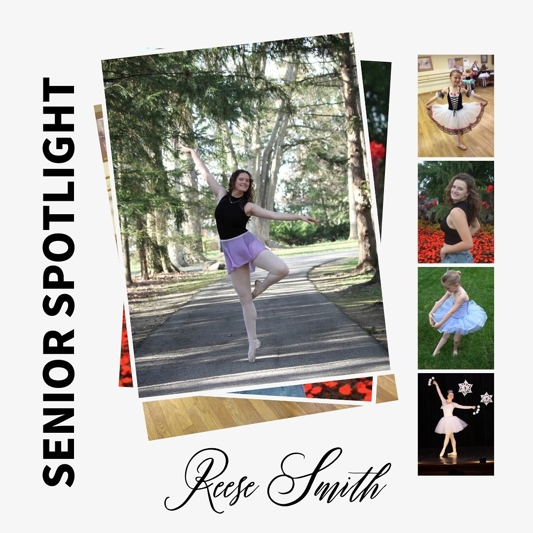 Our final senior for the 2025 season is Reese Smith! Reese will be dancing the role of Swan Odette in Swan Lake. Reese has been dancing for 13 years at the Fremont Ballet School. Upon graduation, Reese will attend Tiffin University to study occupatio