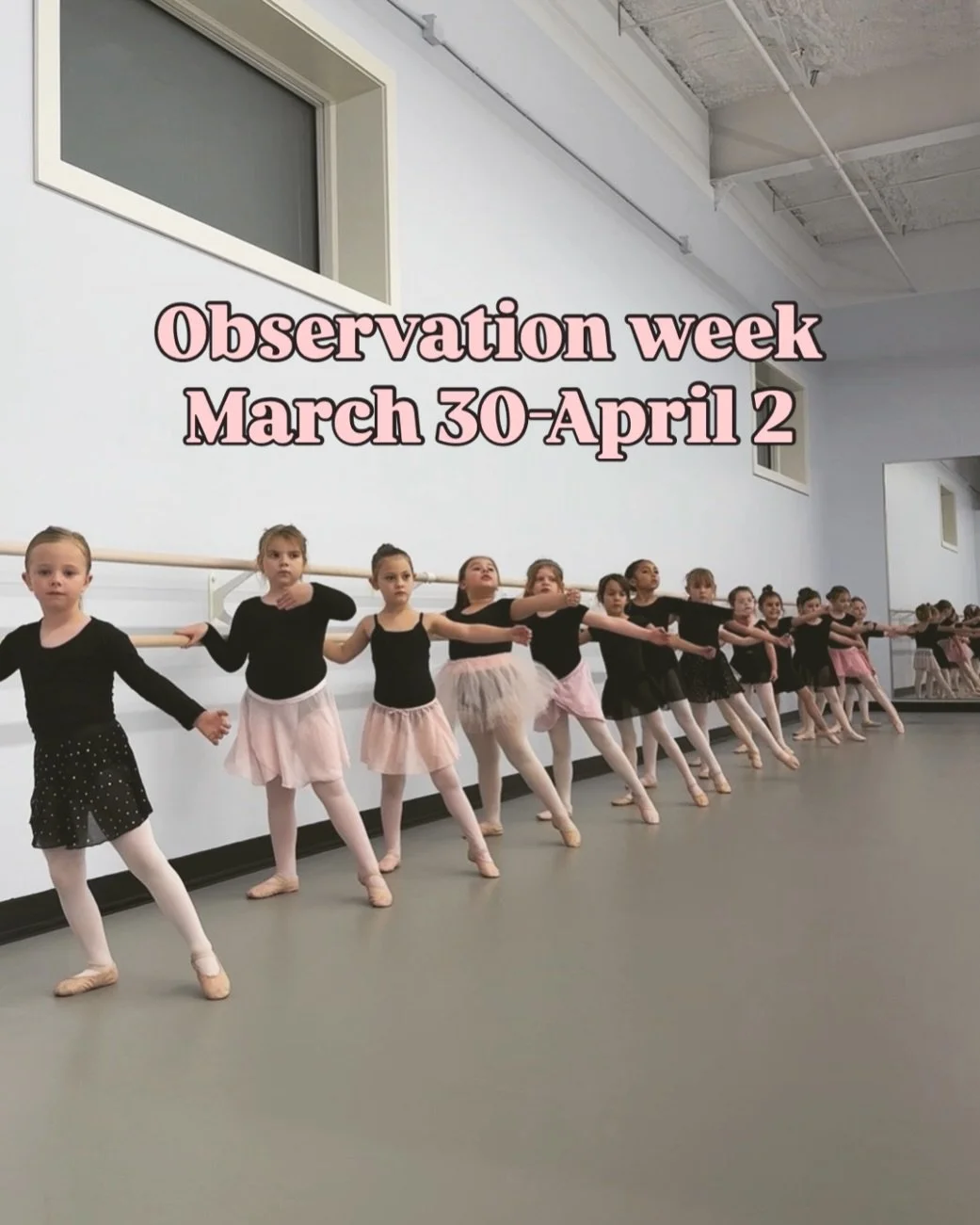 Parents and guardians, don&rsquo;t forget! Important information will be distributed for our show this week during observations. Check your email and the band app for details. 🩰