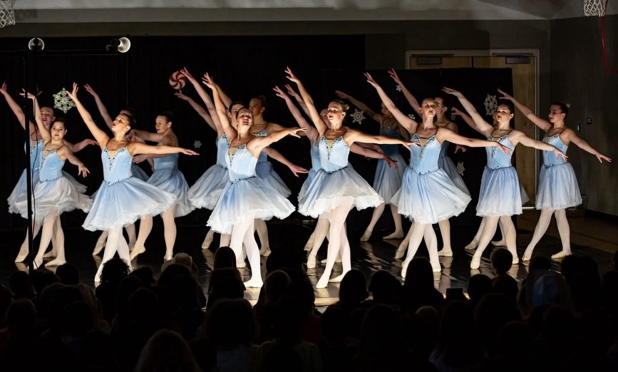 Celebrating national girls and women in sports day with all of our athletes in this female-dominated, athletic art form 💪🏻 #fremontballetschool #nationalgirlsandwomeninsportsday #dance #dancersareathletes #ballet