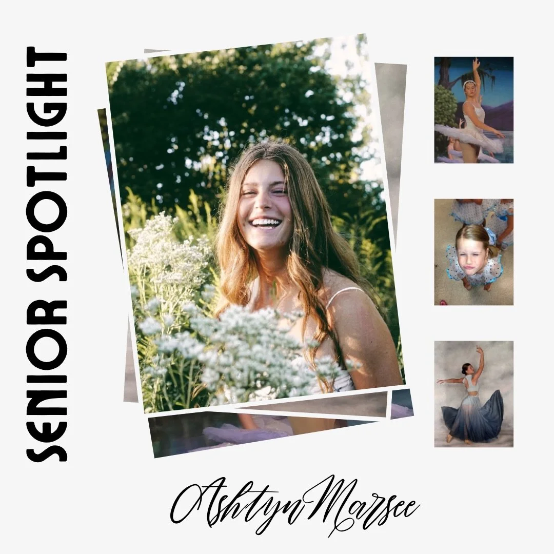 🎓✨ Senior Spotlight: Ashtyn Marsee

Our next senior we are highlighting is miss Ashtyn Marsee! Ashtyn has been dancing at the Fremont Ballet School for 4 years, but has been dancing since she was 4 years old. In Copp&eacute;lia, Ashtyn is dancing th