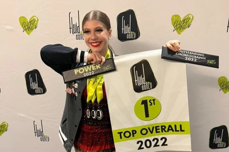 Senior Dancer Natalie Pepper wins Awards at the Fluid Dance Competition (Omaha Nebraska, Jan 2022)