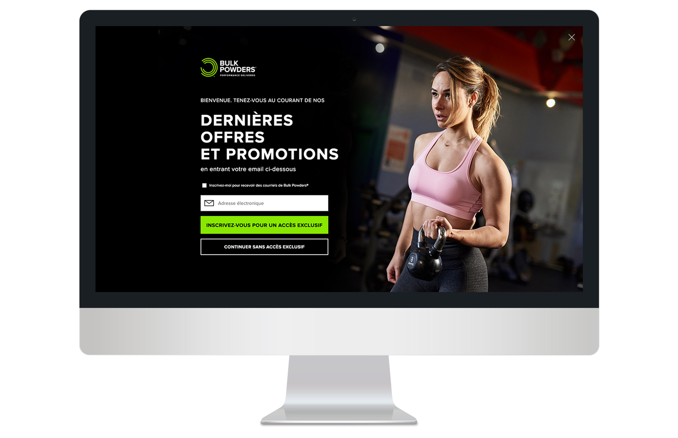Full screen canvas entrance overlay (FR site)