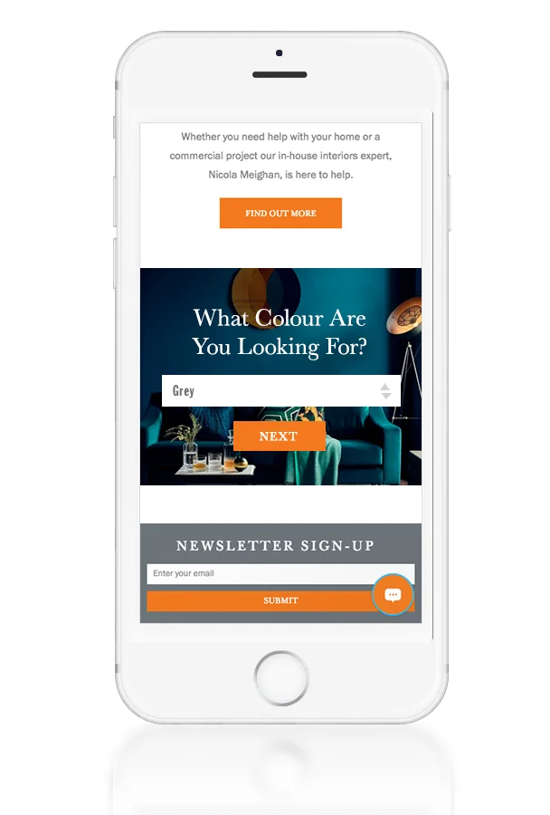Product search inline zone for mobile (step 2)
