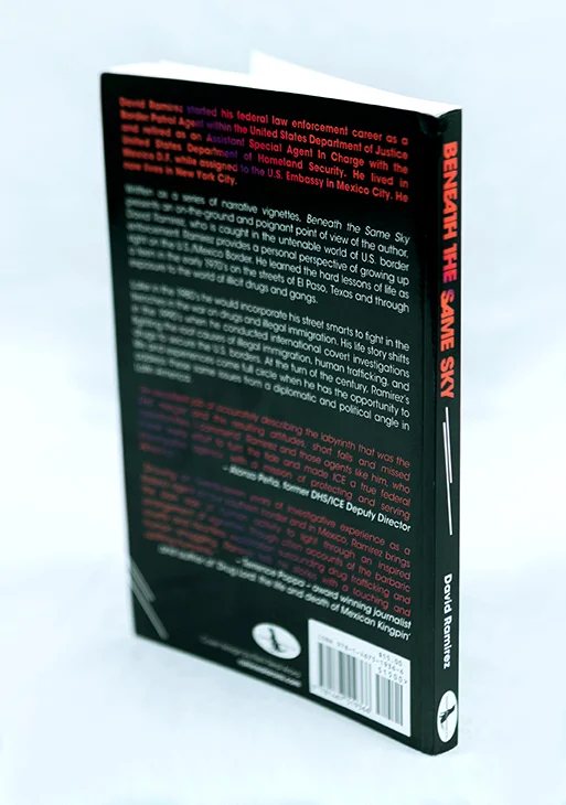 Angled back cover + spine
