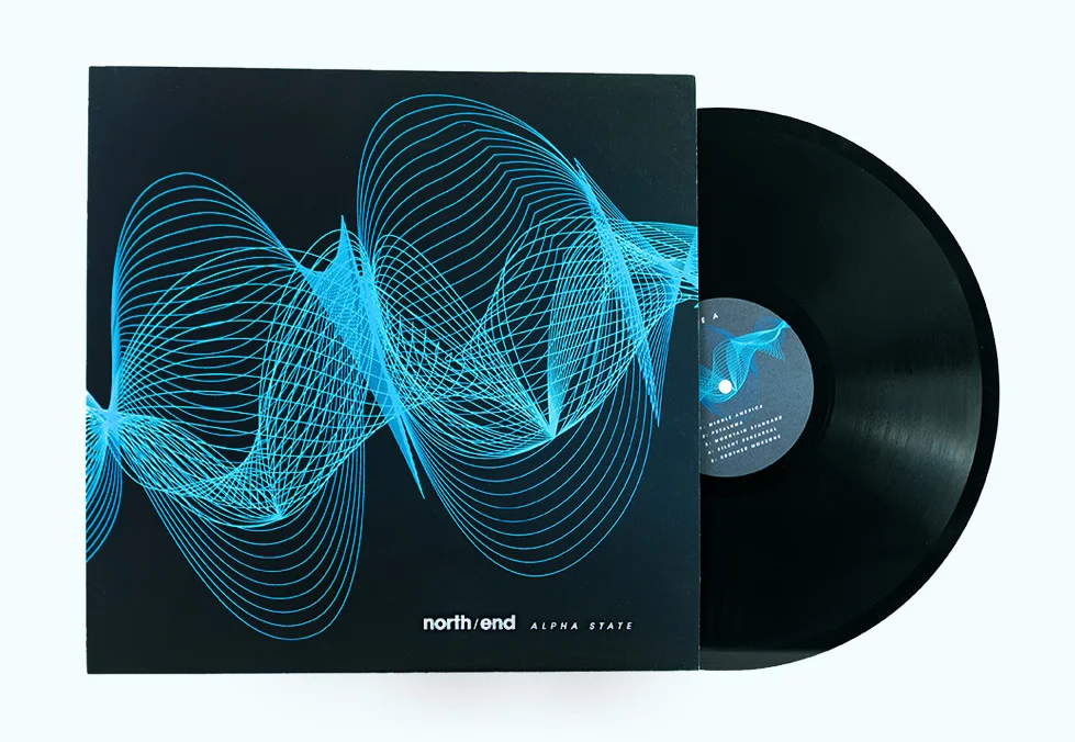LP front cover + record