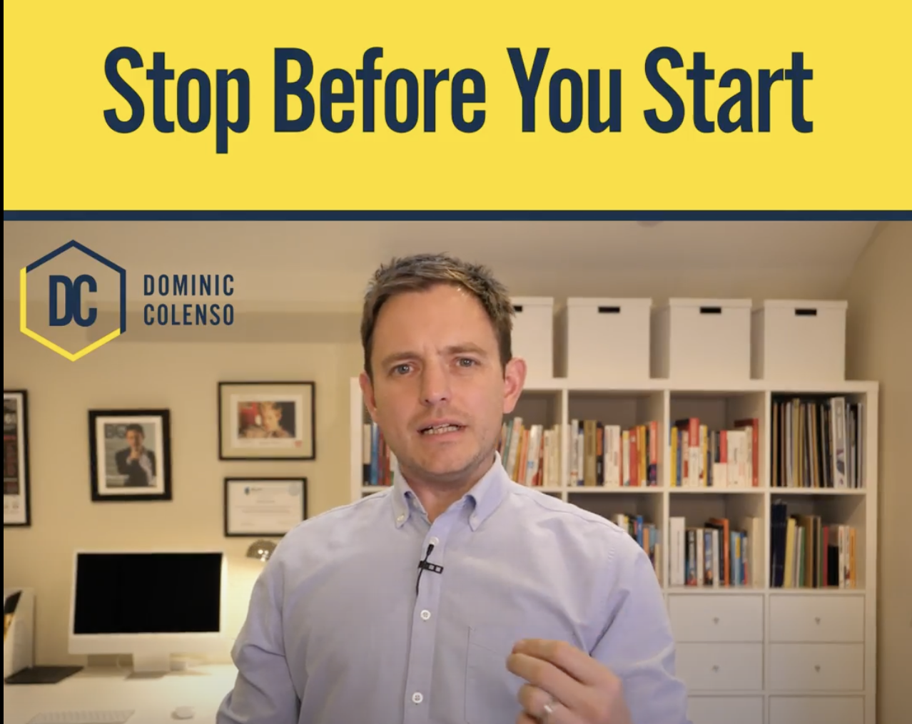 Stop Before You Start.