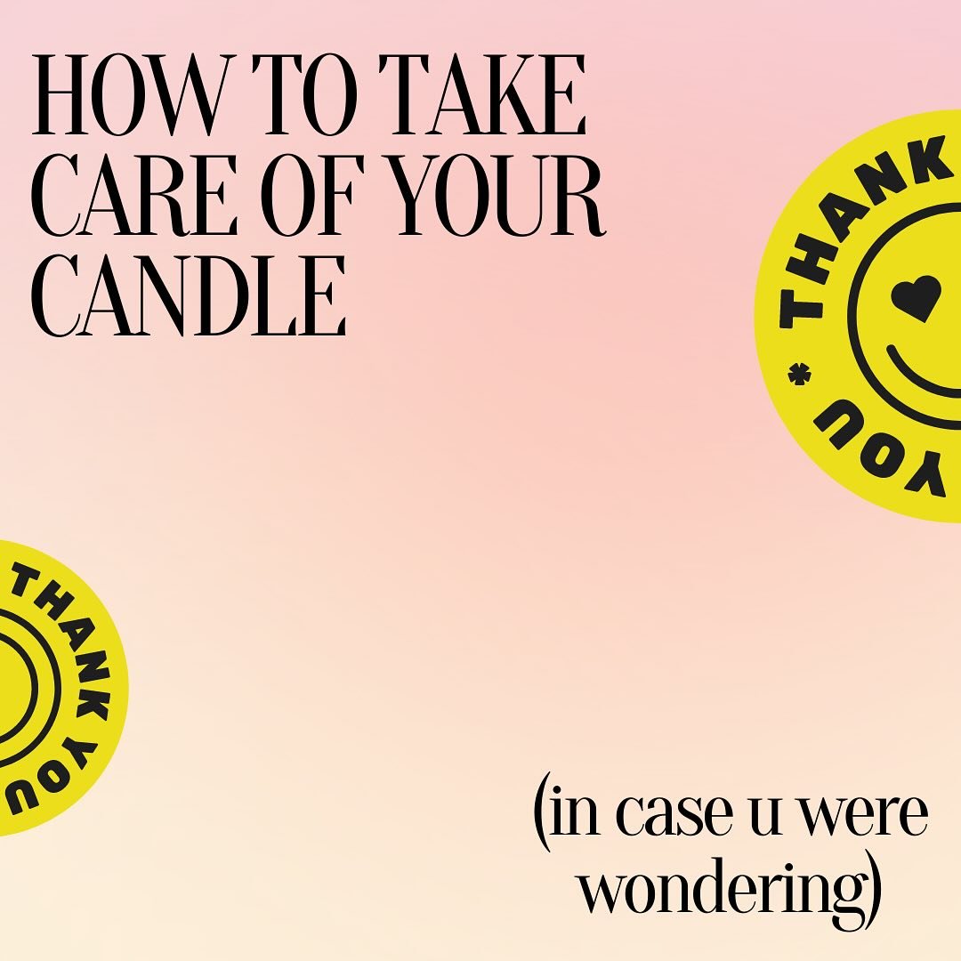 Swipe right to learn how to treat your dreamy @choiceblooms candles with love🕯️☁️🪐 🤍