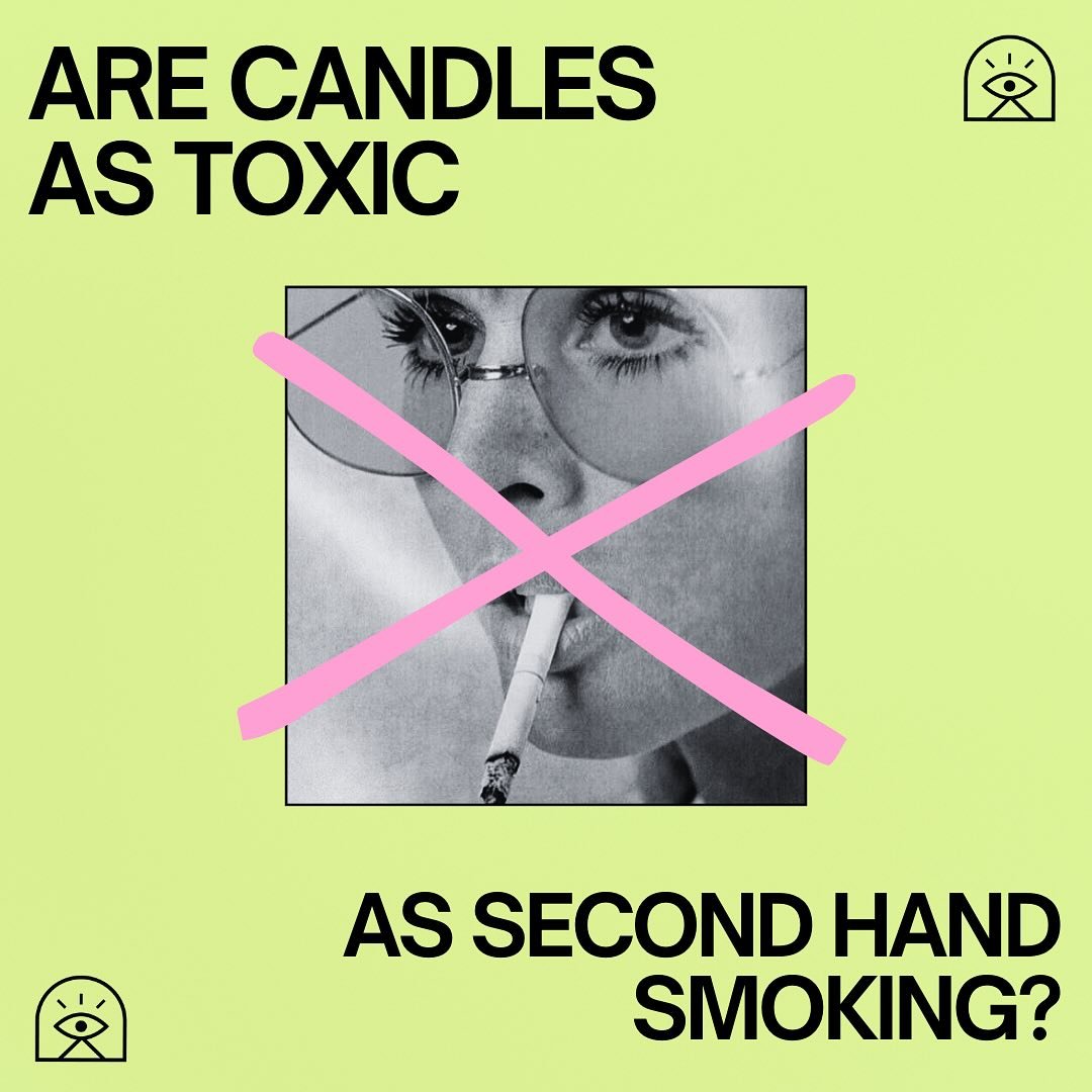 Daily reminder to say no to toxic candles and no to smoking 🚫