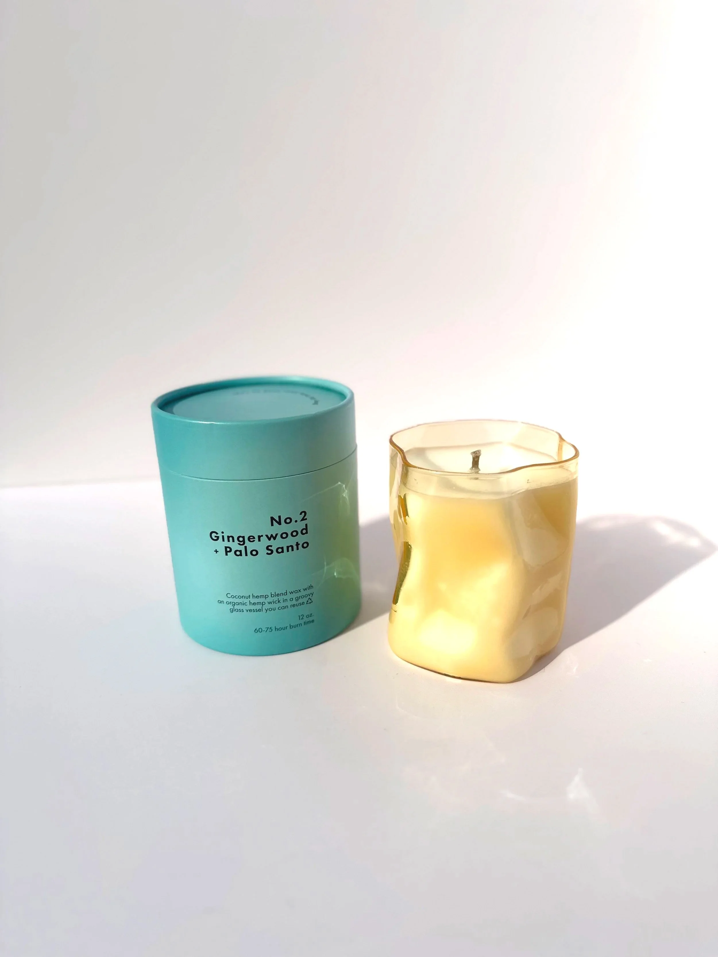 12 oz No2 Gingerwood Palo Santo Candle 2.jpg