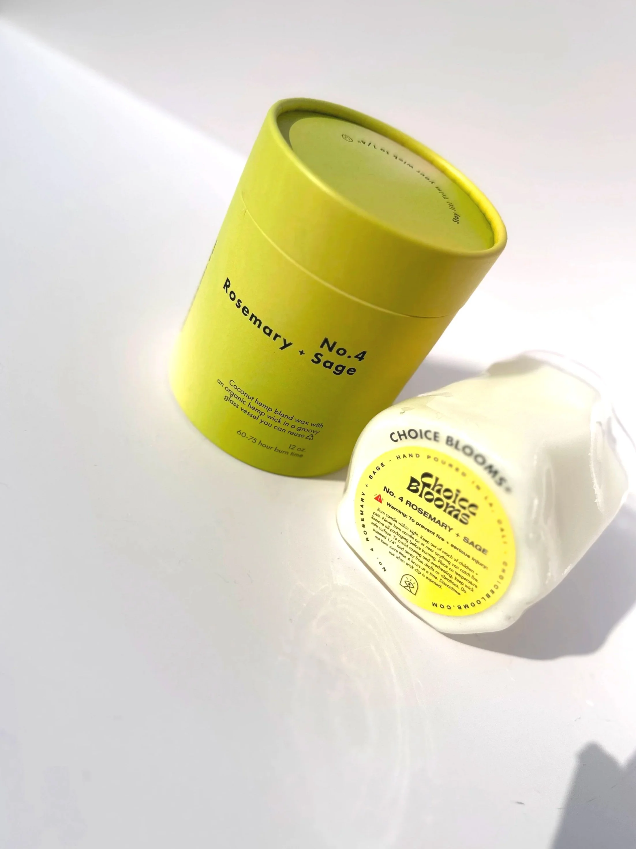 12oz. No. 4 Rosemary + Sage Candle