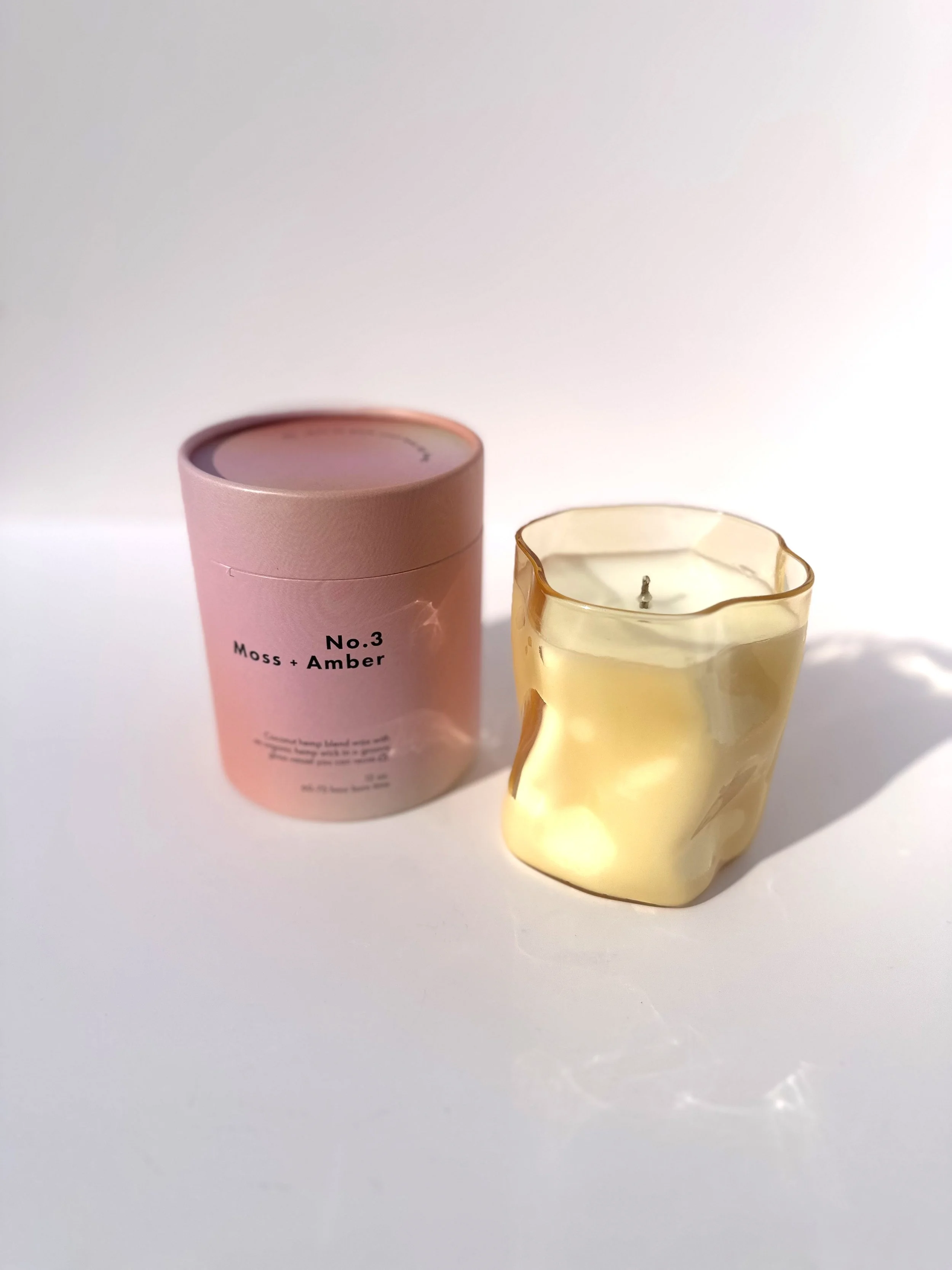 12oz. No. 3 Moss + Amber Candle