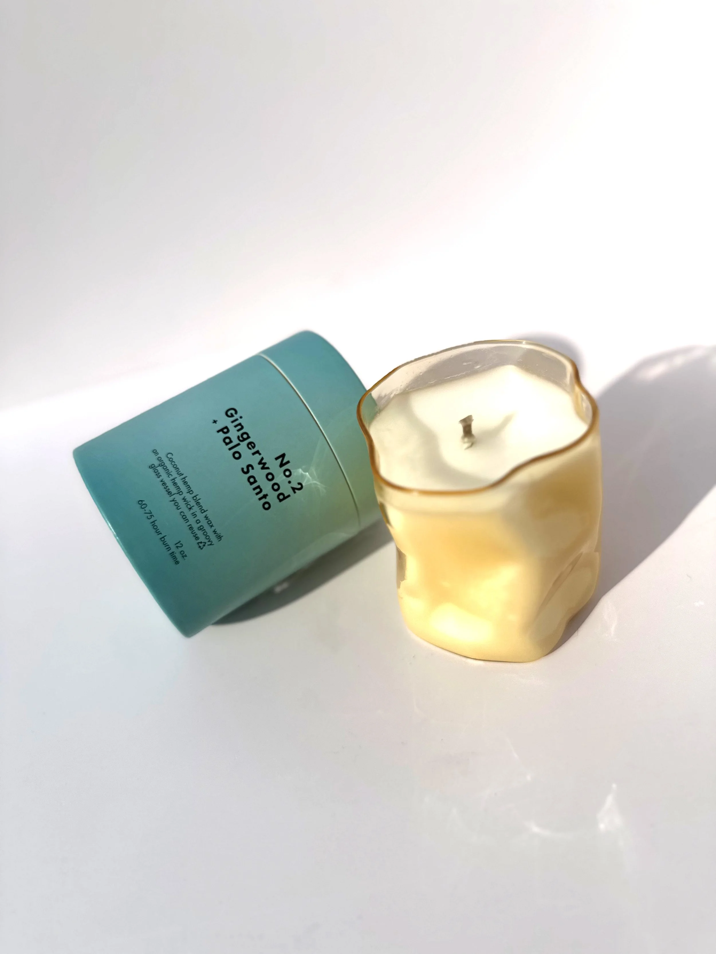 12 oz. No. 2 Gingerwood + Palo Santo Candle