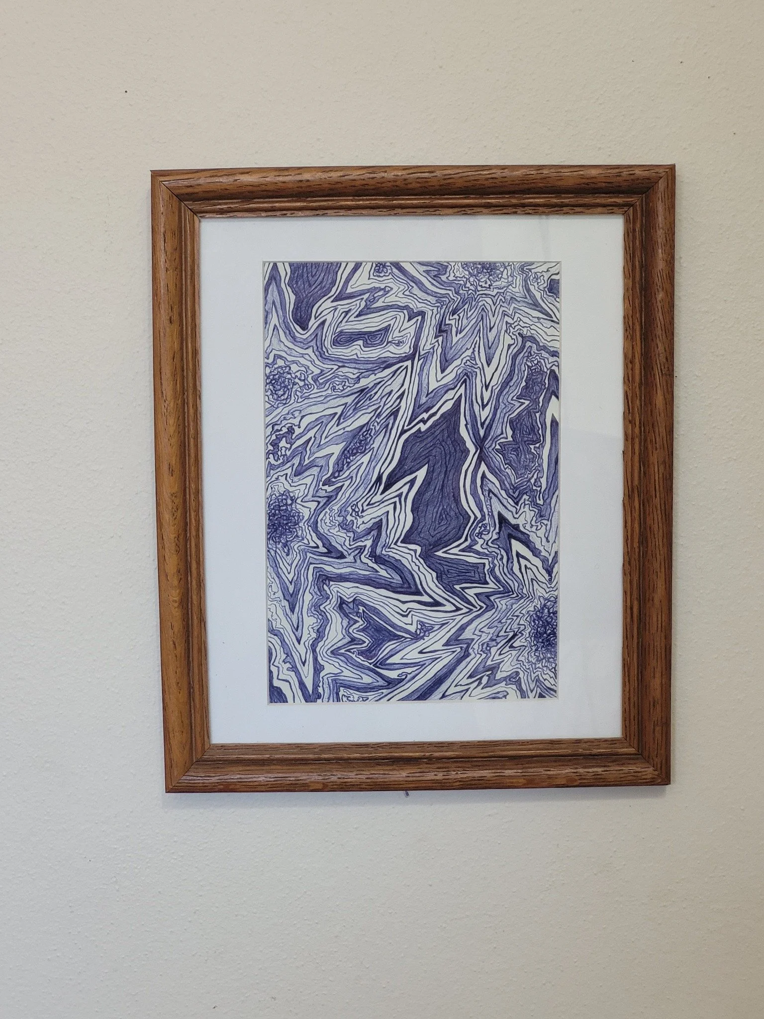 Blue Zen Tangle Meditation