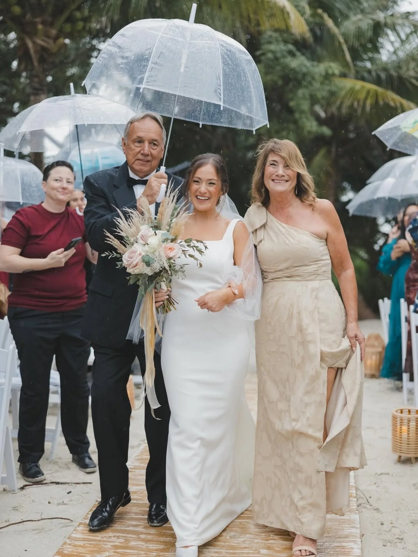 Repost 
&bull;
The rain didn&rsquo;t stop us from having the time of our lives!! I can&rsquo;t believe it&rsquo;s already been a week 🥺 Thank you to all who joined us for the most perfect wedding weekend!! 

Hair and Makeup: @juliehillhairandmakeup 