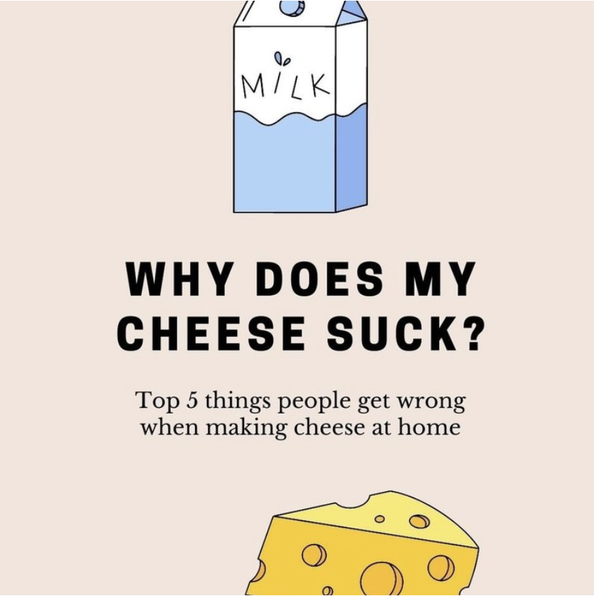 Top 5 Cheesemaking Dont's
