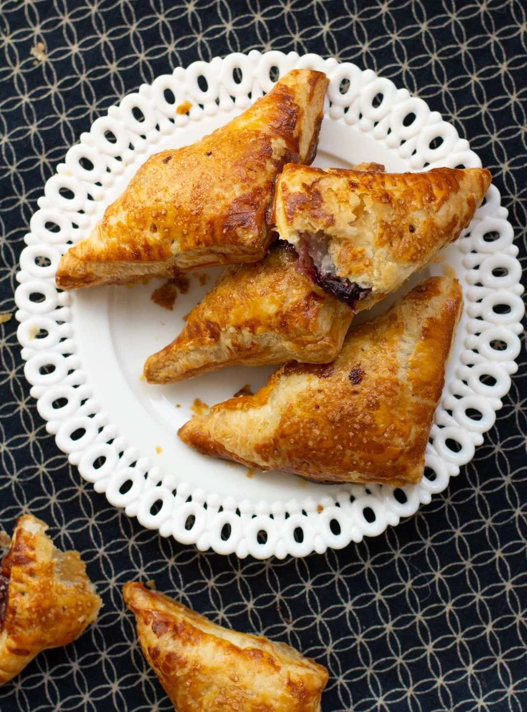 Comté &amp; Cherry Turnovers - Frozen Cherries &amp; Puff Pastry, Go!