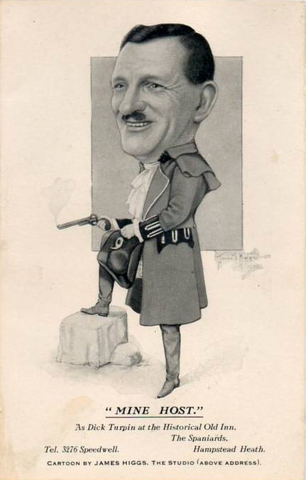 Cartoon Caricature of Hitler Spaniards Inn,1930s-1940s.jpg