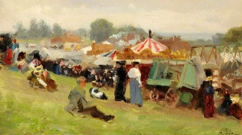 Hampstead Heath by Alberto Pisa, painted around 1900