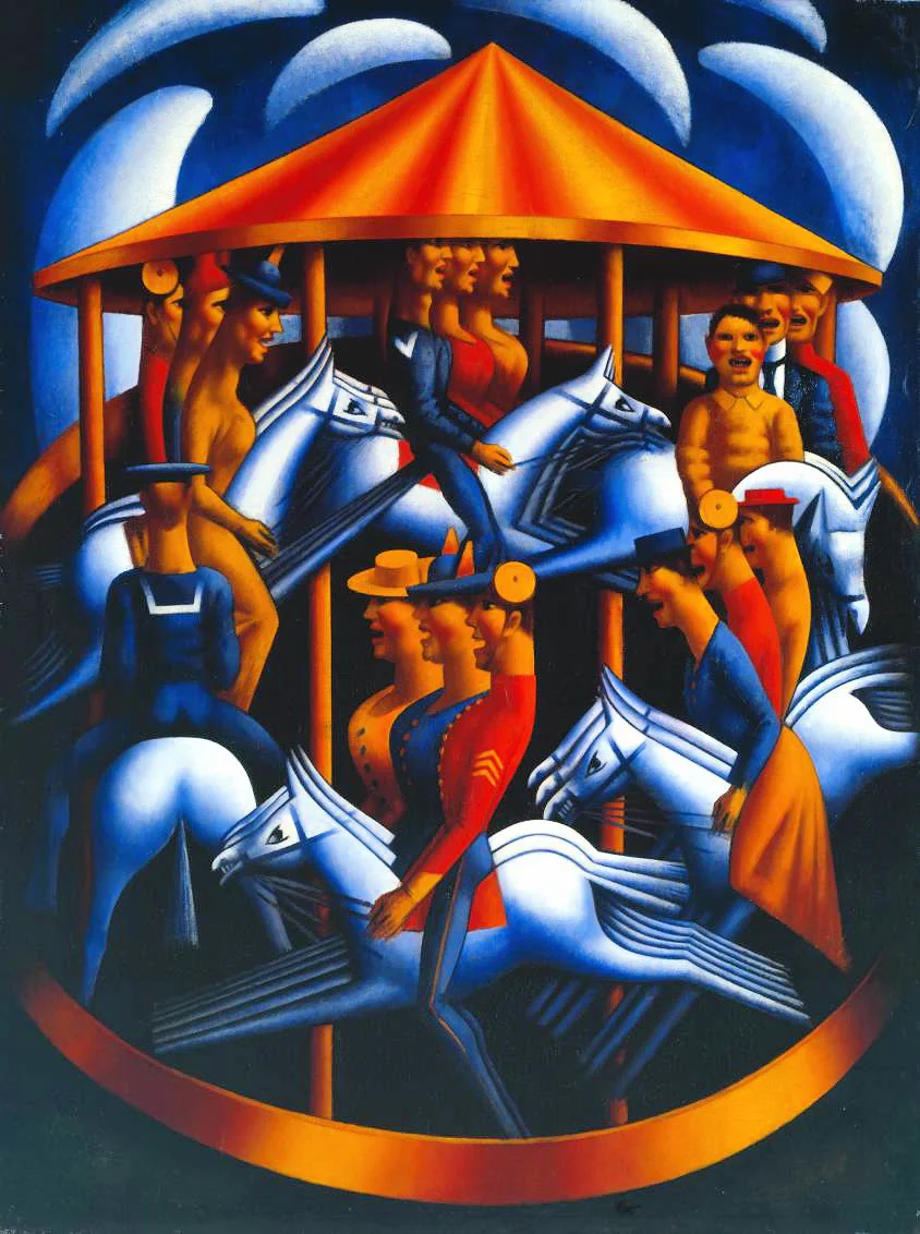Mark Gertler’s Merry-Go-Round , 1916