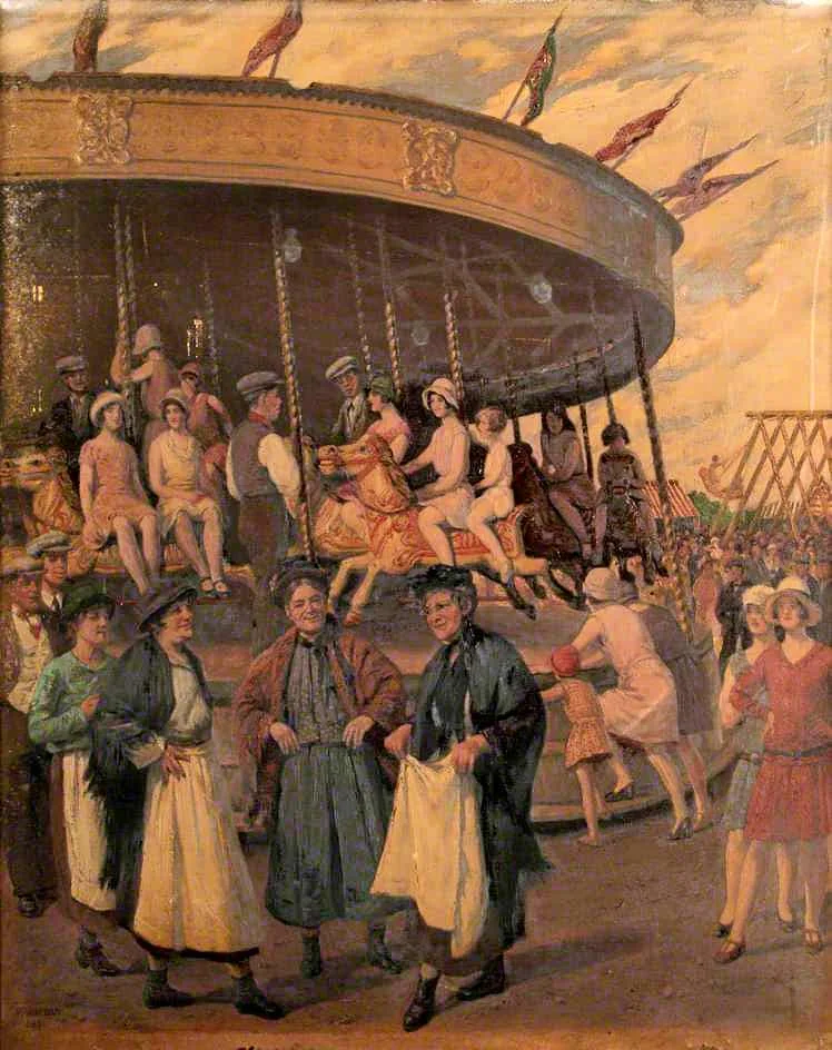 1925 Hampstead Heath Fair, Frederick Dudley Walenn.jpg