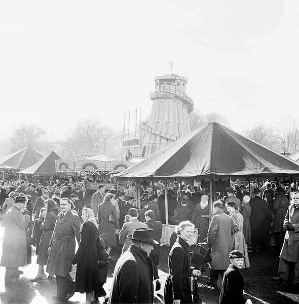 1950s fun fair on the Heath