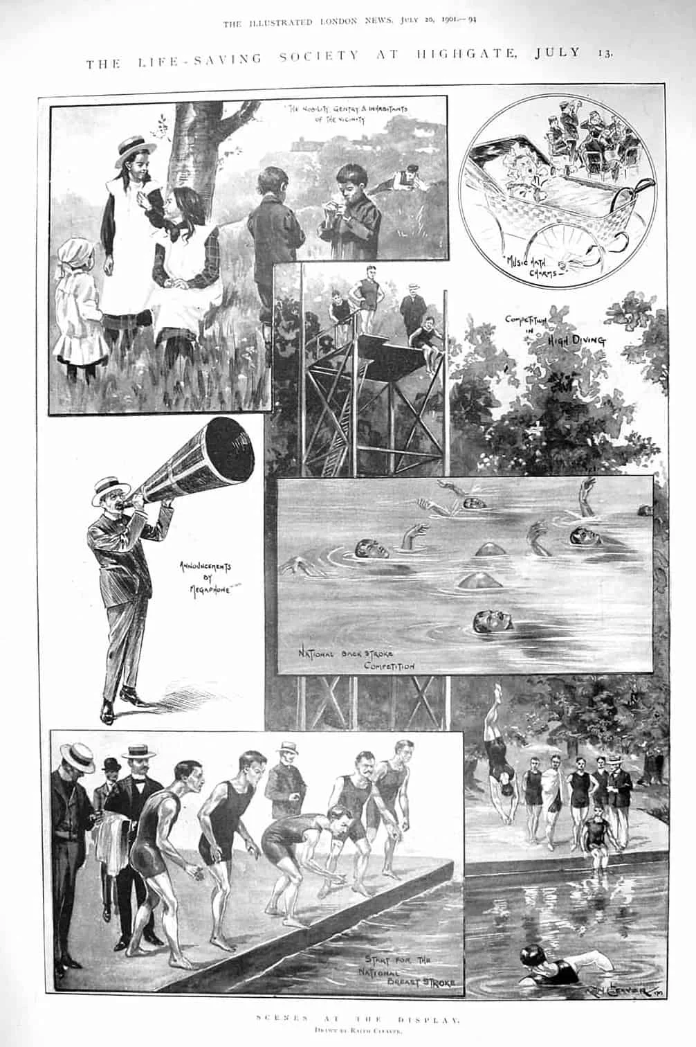 1901 Life-Saving Society Highgate Swimming Competition Sport.jpg