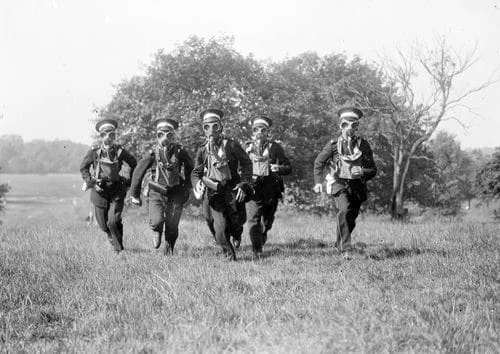 1935 War Mock Gas Attack, Vale Of Health, June 1935c.jpg