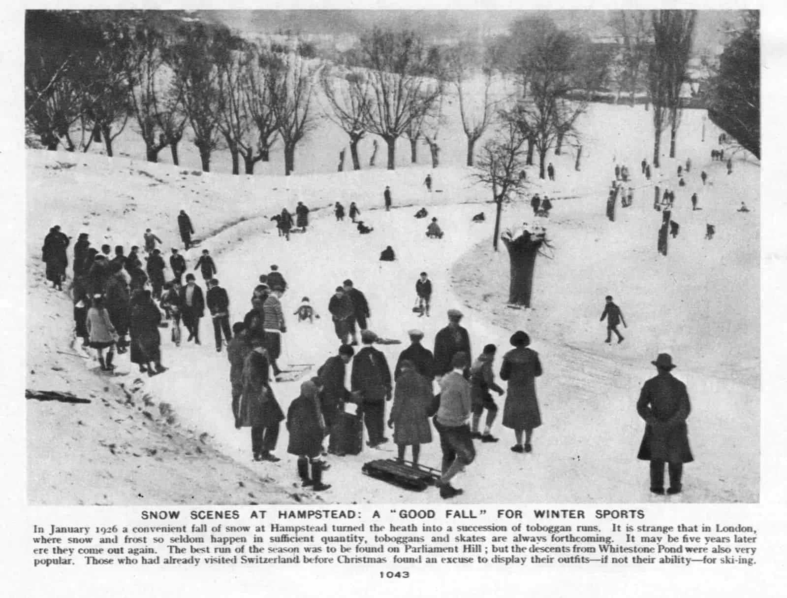 1926 Snow on Hampstead Heath.JPG