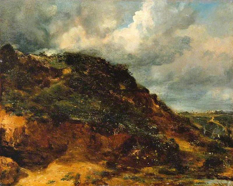 1820 A Bank on Hampstead Heath, John Constable, 1820-22.jpg