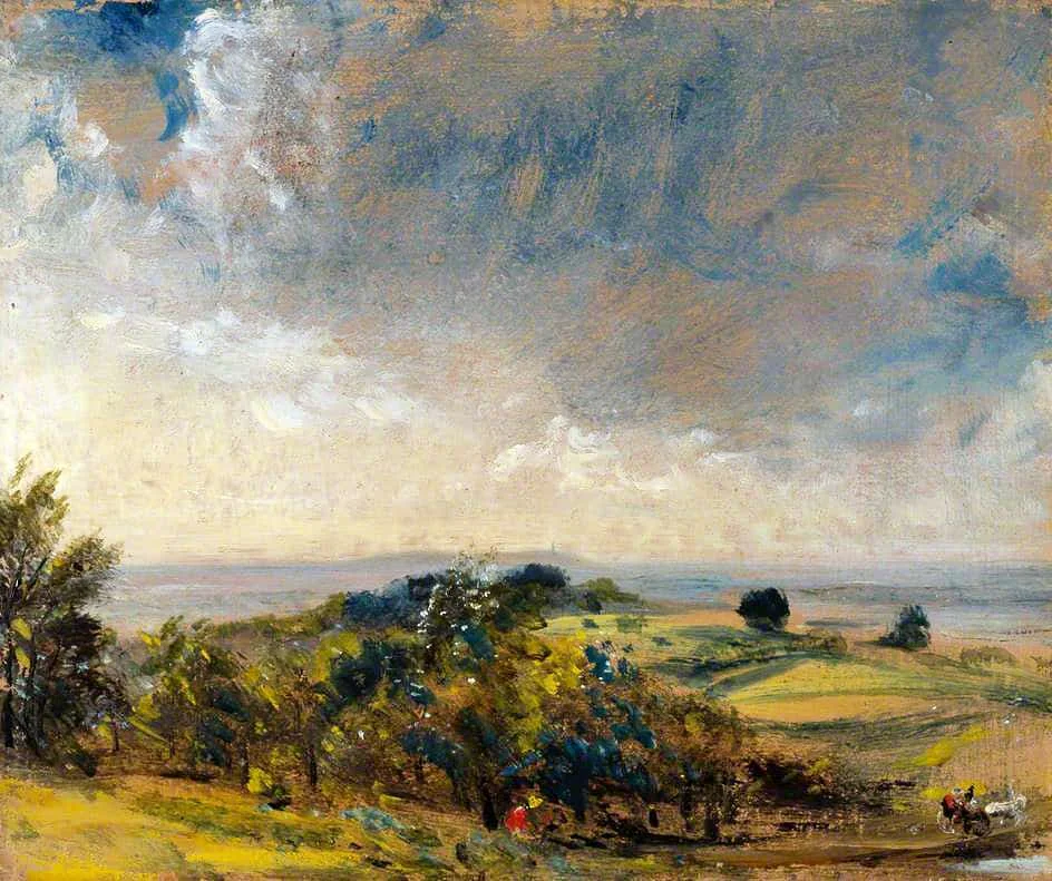 1821 Hampstead Heath Looking West towards Harrow II, Constable, c1821.jpg