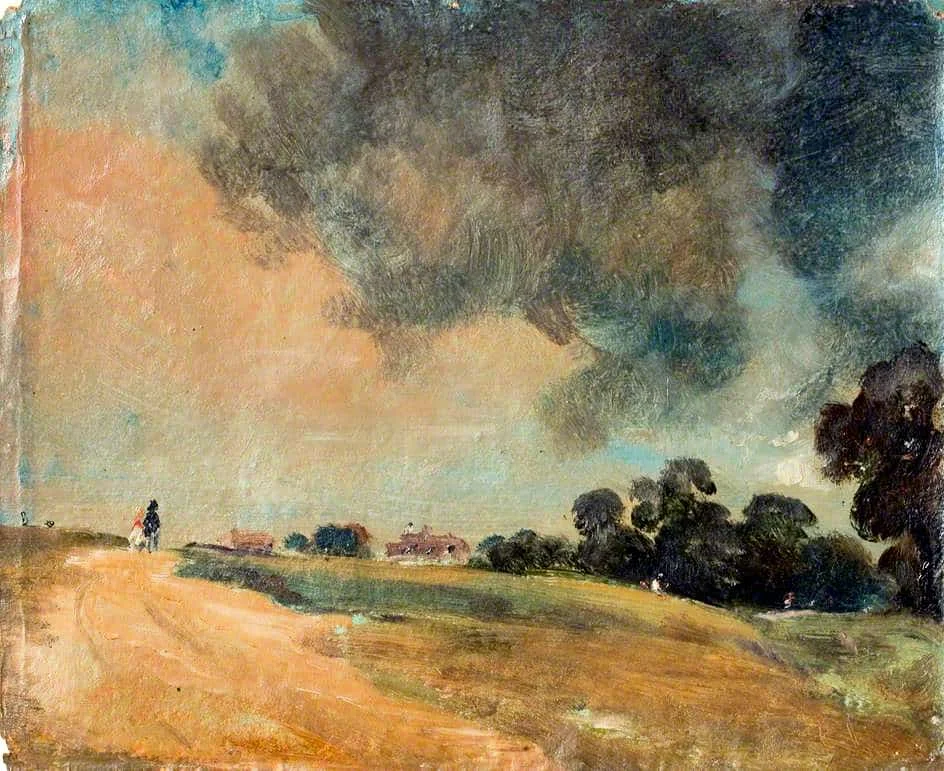 1823 View at Hampstead, Looking Due East, Constable, 1823.jpg
