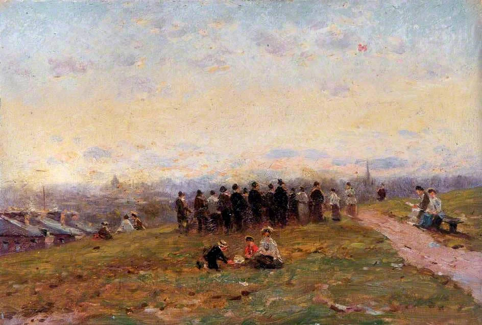Kite Flying, Parliament Hill, Robert Finlay McIntyre.jpg
