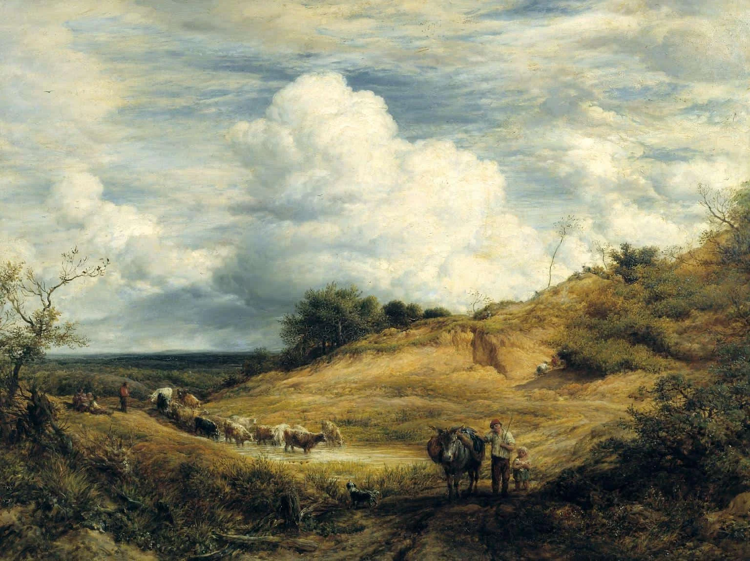 1856 The Sandpits, John Linnell.jpg
