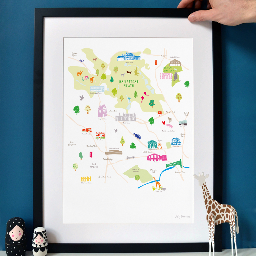 hampstead heath and surrounding area framed.jpg