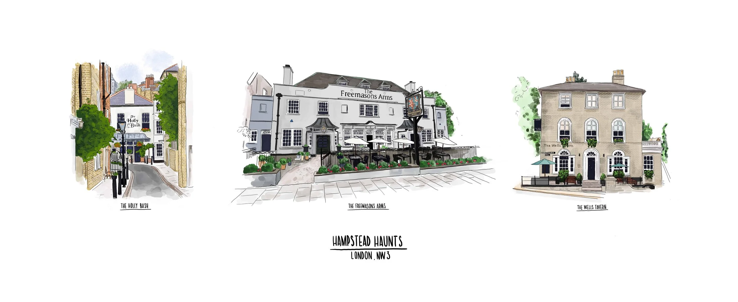 Hampstead Haunts Print