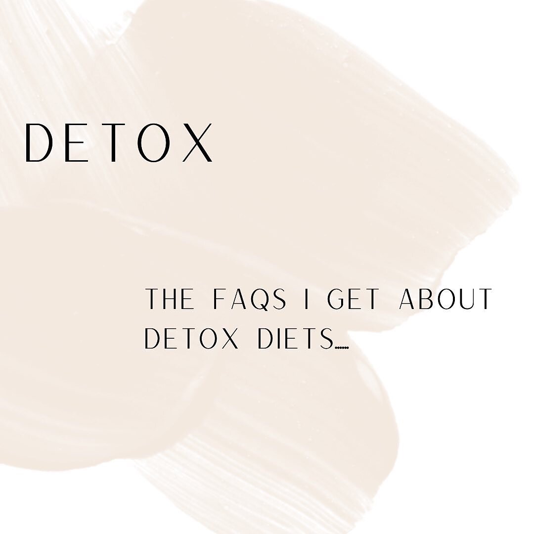 get a ton of questions about detox diets from patients. While I think they are a great way to reset or reboot the system they aren&rsquo;t great as a long term dietary pattern or for quick weight loss. 

A detox is supposed to allow your body to rest