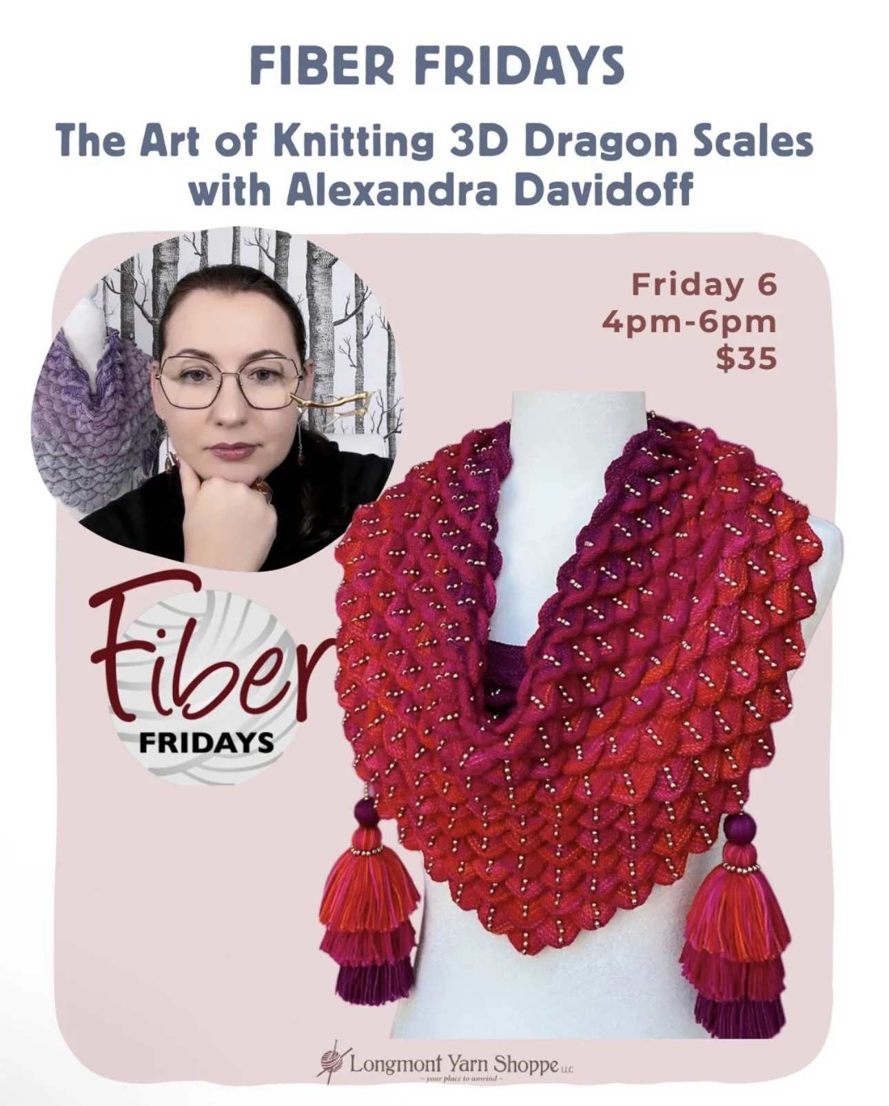 Longmont Yarn Shoppe Fiber Friday 