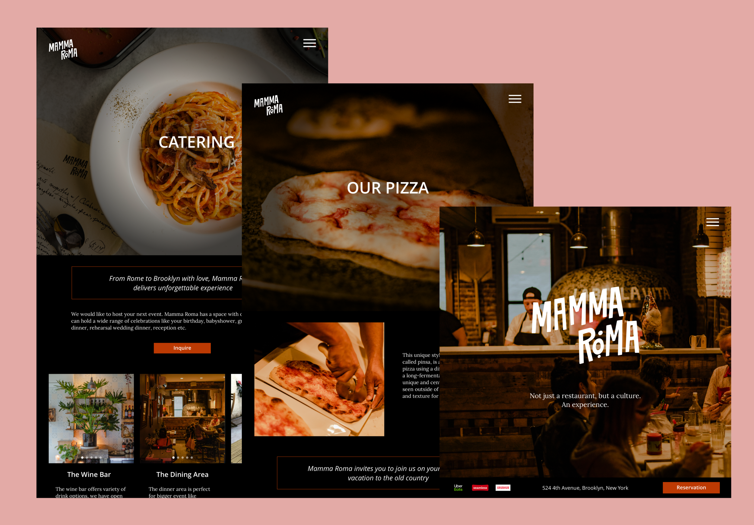 Mamma Roma website