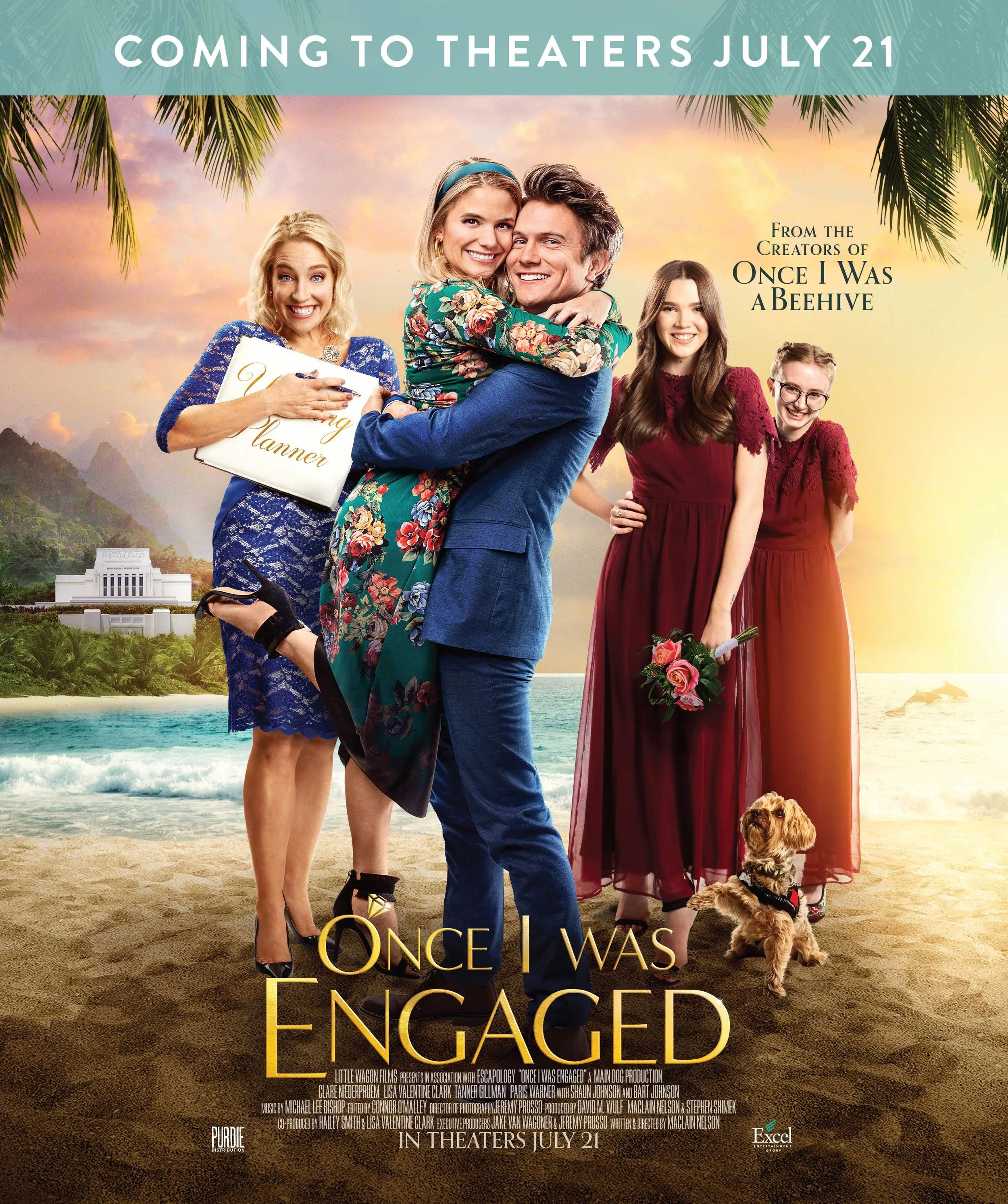 This is an advertisement for Once I Was Engaged. It was made to make awareness of the movie in LDS Living Magazine.