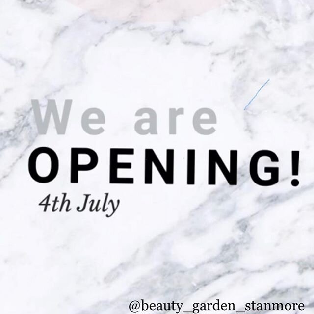 Dear clients! We are opening!
BOOK NOW-&gt; LINK IN BIO 🤍
✨
We are happy to announce we will be opening for business from 4th July!
✨
YOUR SAFETY IS OUR PRIOROTY!
All measures have been put in place to ensure your safety against Covid-19.
✨
*NB: for