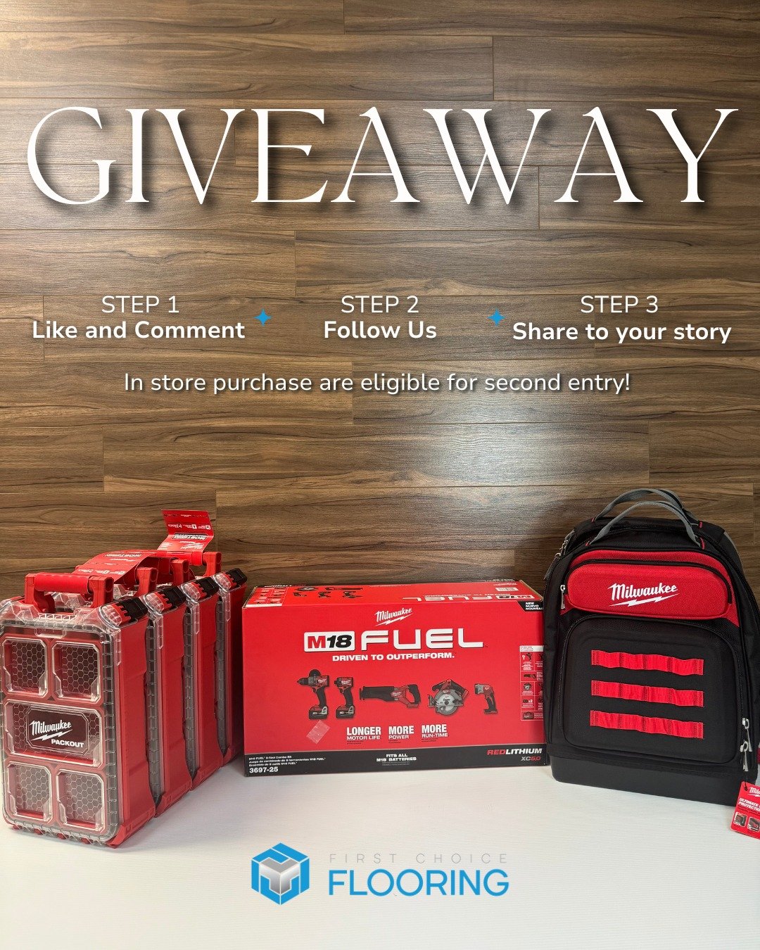 πJune Giveaway Alert! π
β
Like this post
π¬ Comment below & tag a friend
π₯ Follow us
π² Share this post to your story (don’t forget to tag us!)
π₯ Bonus Entry: Make an in-store purchase during June for a second entry!π₯
Giveaway runs