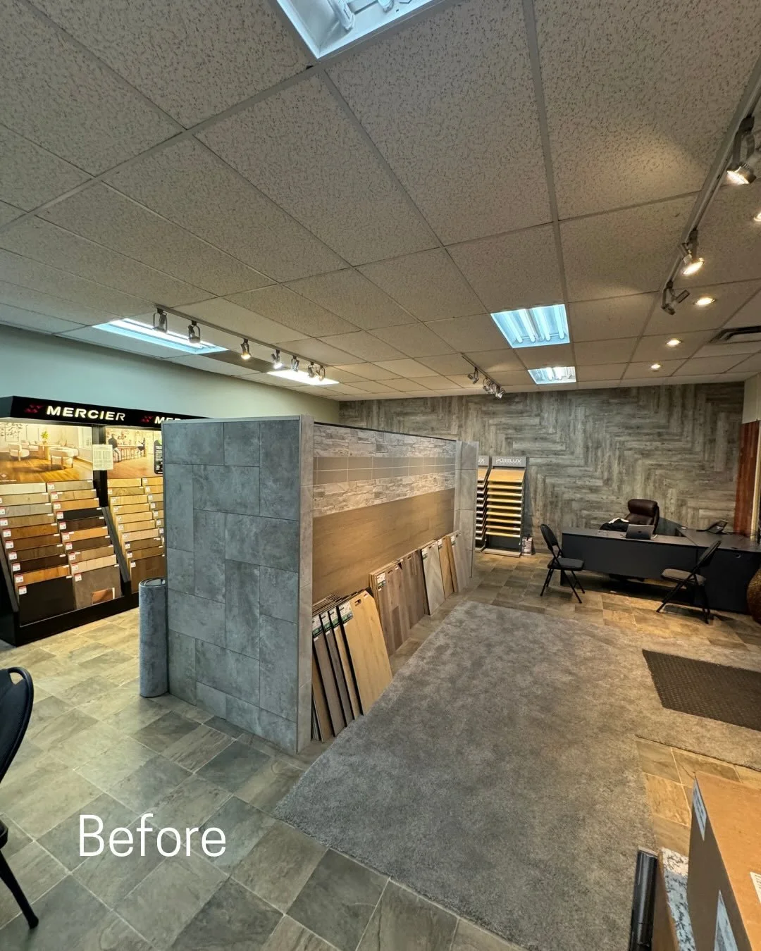 Before -> After ✨ 

swipe to see the before -> after of our showroom&rsquo;s front entrance 👀 

Stay tuned, more of the transformation coming soon! 

#WeFitYourSpace #yxelocal #renovation