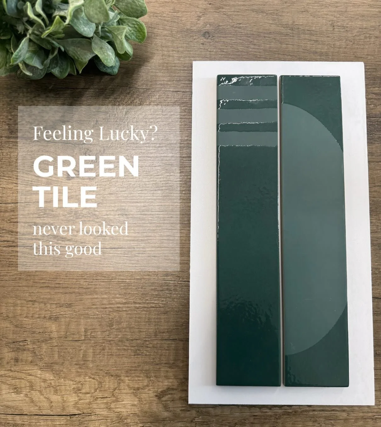 This St. Patrick&rsquo;s Day, we&rsquo;re feeling lucky🍀 
And loving this green tile💚

#WeFitYourSpace #stpatricksday2026☘️🌈🎩