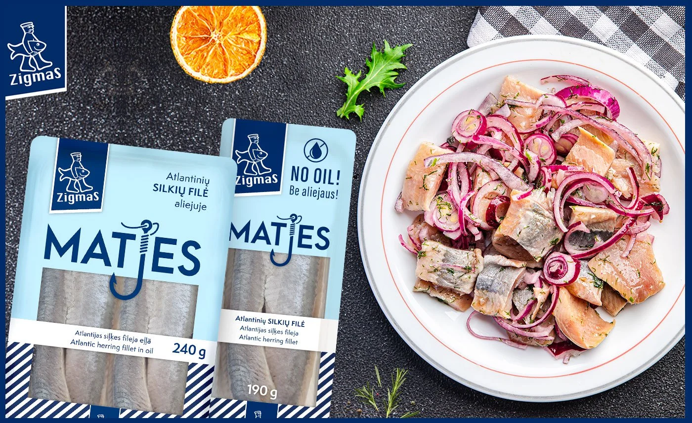 Pure Taste of the Atlantic: Zigmas Mates Herring Fillet – In Oil or Oil-Free