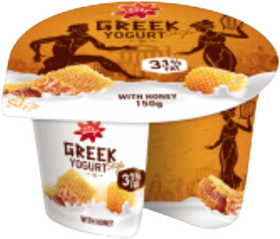 Greek style yogurt with honey 150g