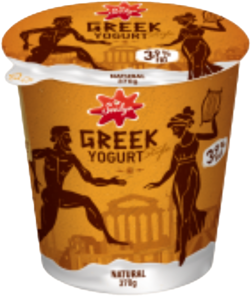 Greek style yogurt natural 370g
