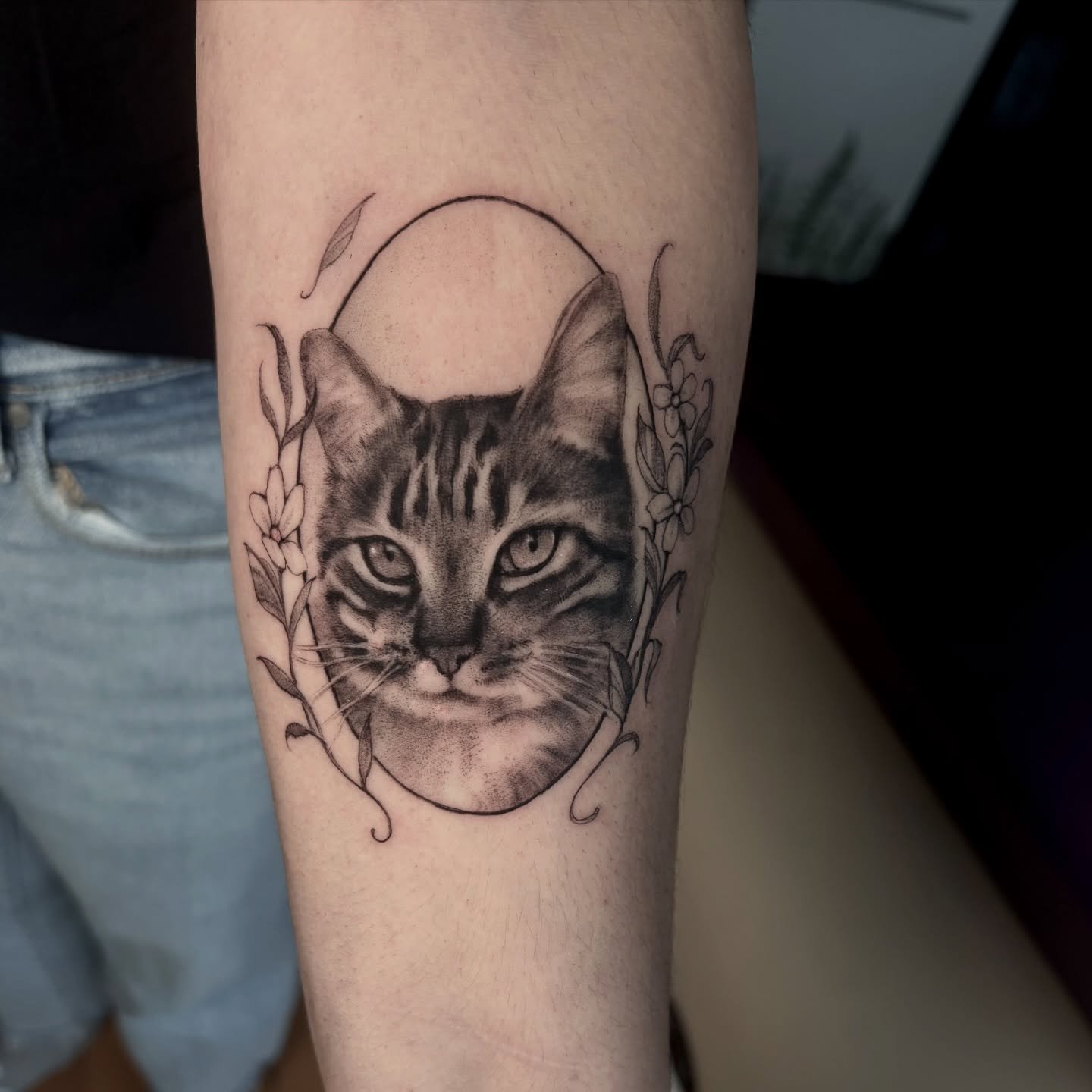 Sweet kitty today. I&rsquo;m having such a good week in my new studio. Thanks to everyone who has come through it so far. 
.
.
.
.
#cattoo #winnipegpetportrait #tattoowinnipeg #winnipegtattoo #winnipegtattooshop