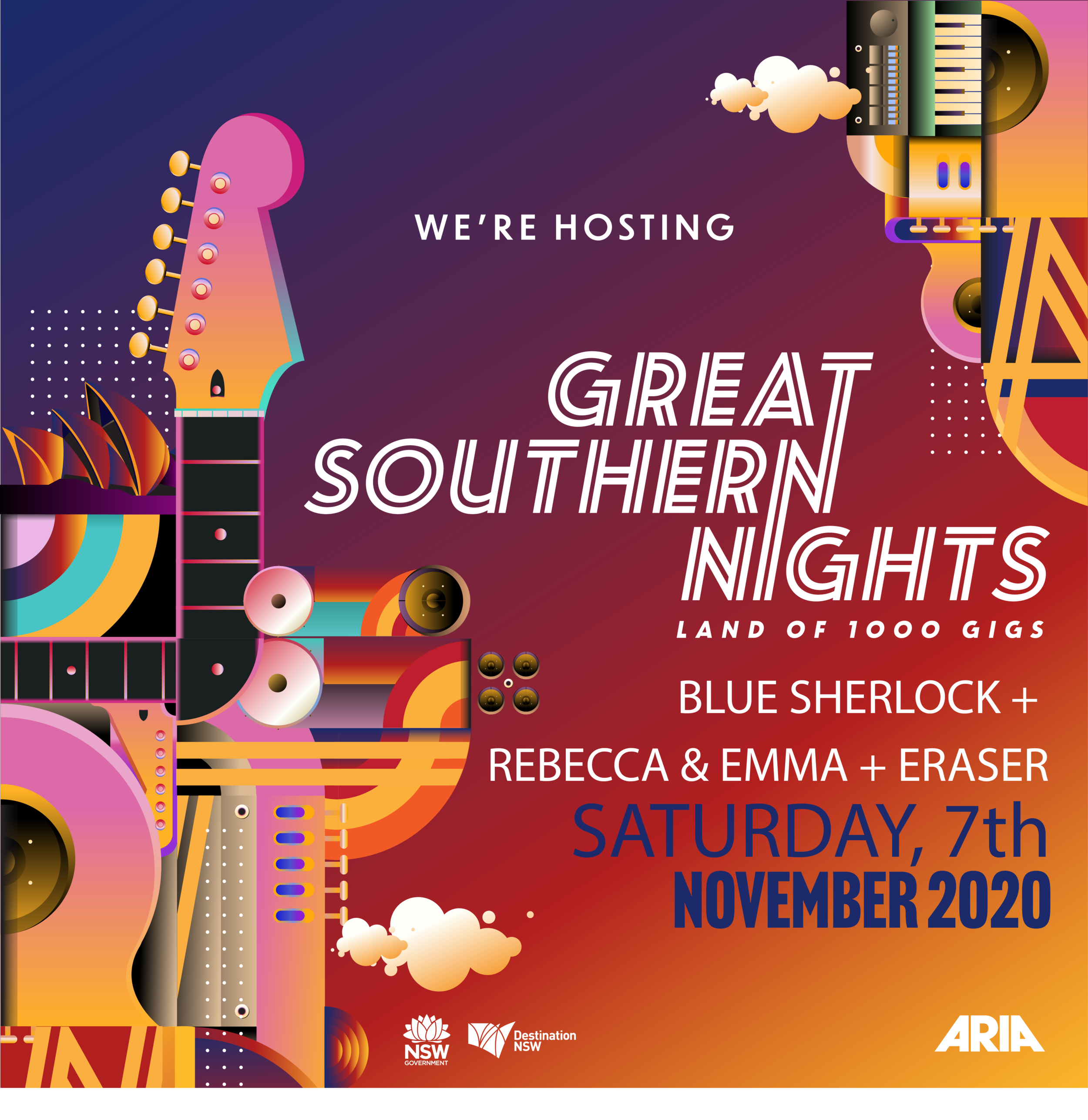 Great Southern Nights - blue sherlock + rebecca &amp; emma + eraser