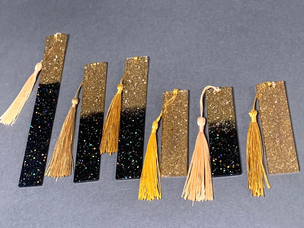 Sculpting & Forming Large gold sparkly bookmark Craft Supplies & Tools ...